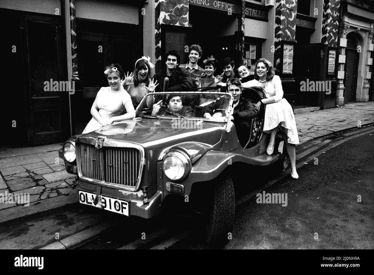 Newcastle University students on a photo call outside the New Tyne