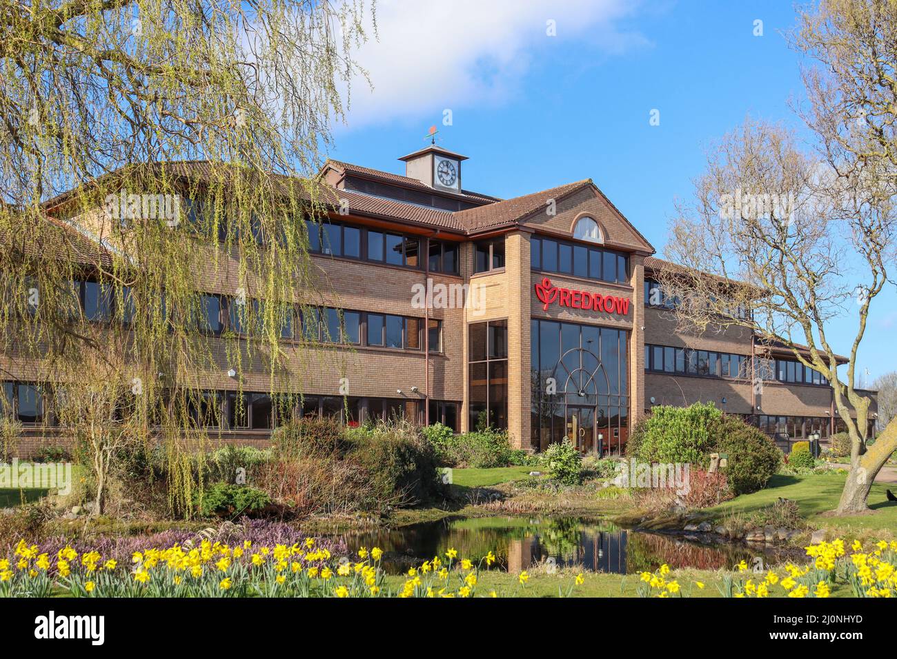 Redrow Homes, House builders office in Ewloe North Wales Stock Photo