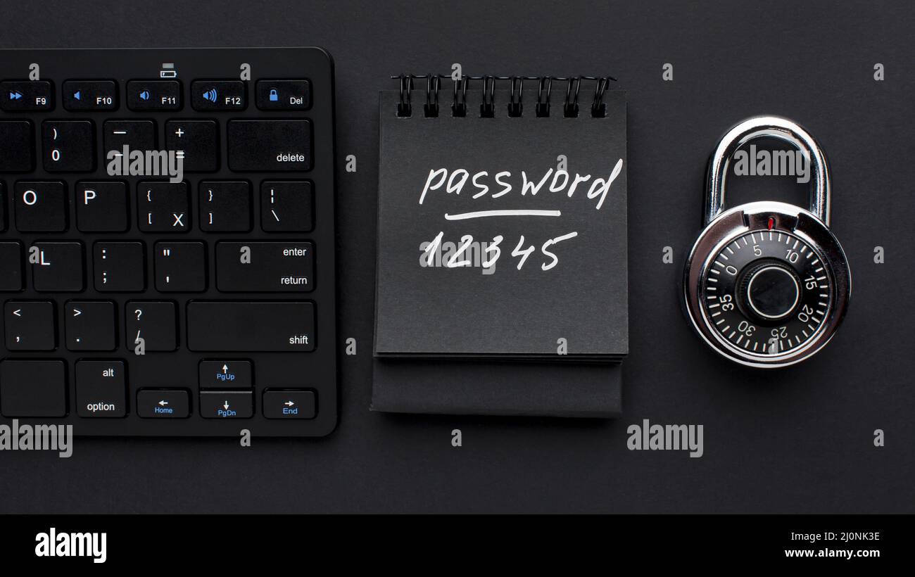 Computer keyboard screen password hi-res stock photography and images -  Alamy