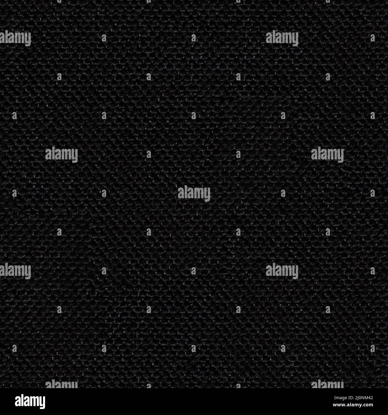 Strict black tissue background for stylish interior. Seamless square texture. Stock Photo
