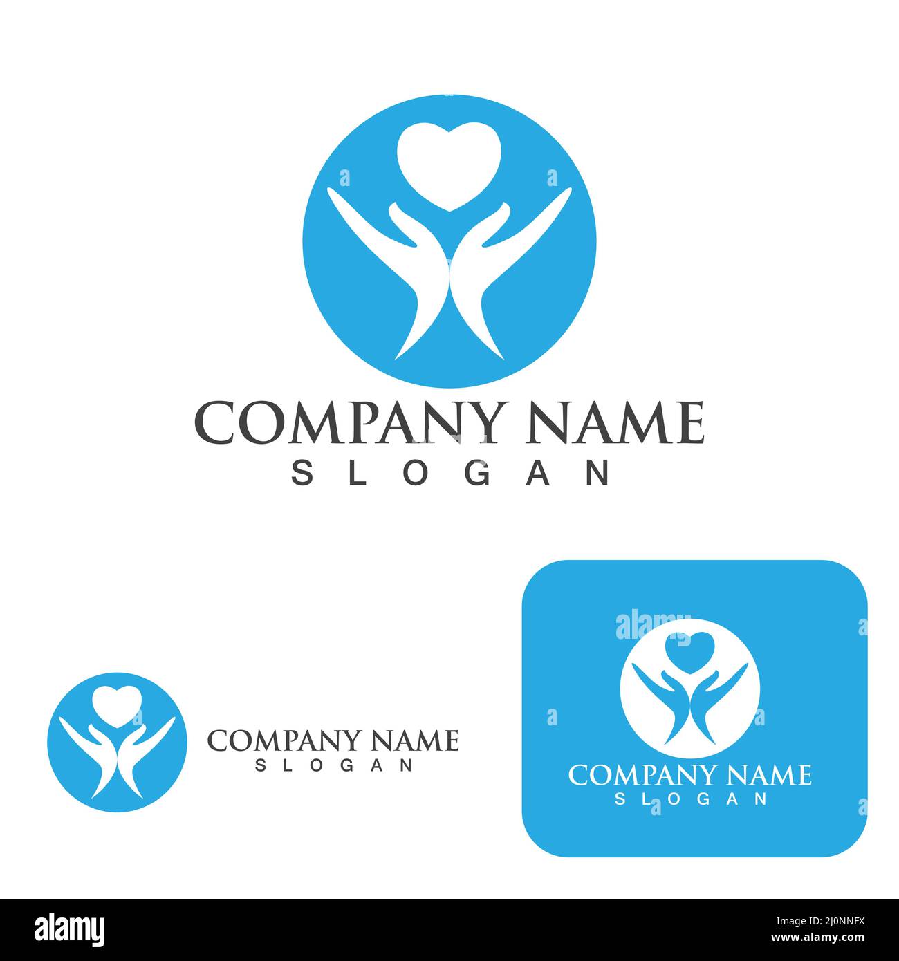 Hand care logo and symbol vector template Stock Vector Image & Art - Alamy