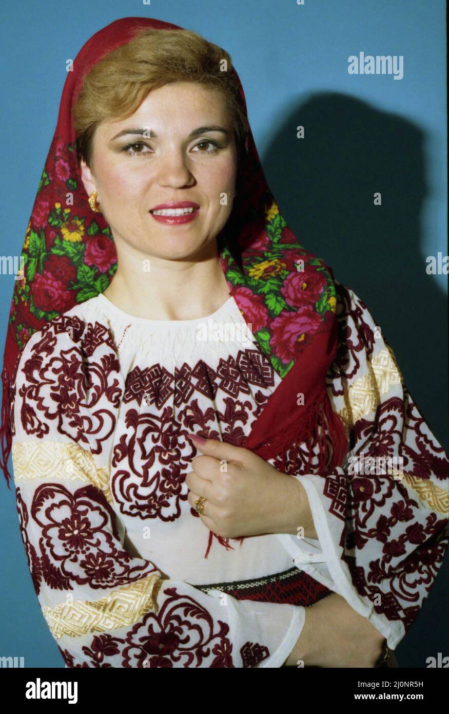 Romanian folk music artist Nicoleta Voica in Los Angeles, CA, USA