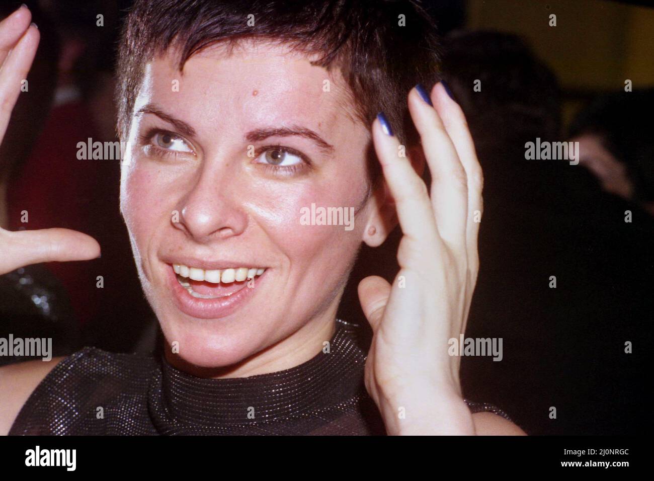Romanian jazz singer Teodora Enache, approx. 1993 Stock Photo Alamy