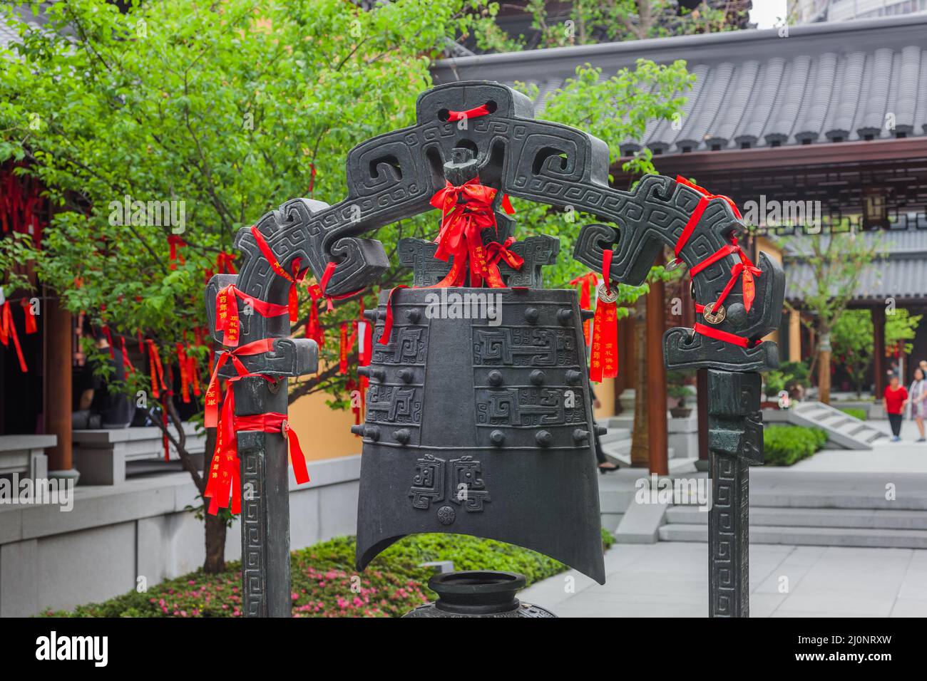 Jade Buddha Temple in Shanghai China Stock Photo