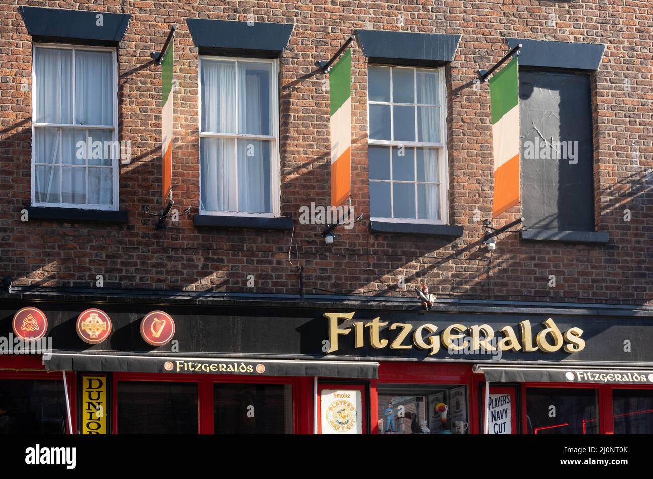 Fitzgeralds Irish pub in Liverpool City Centre Stock Photo - Alamy