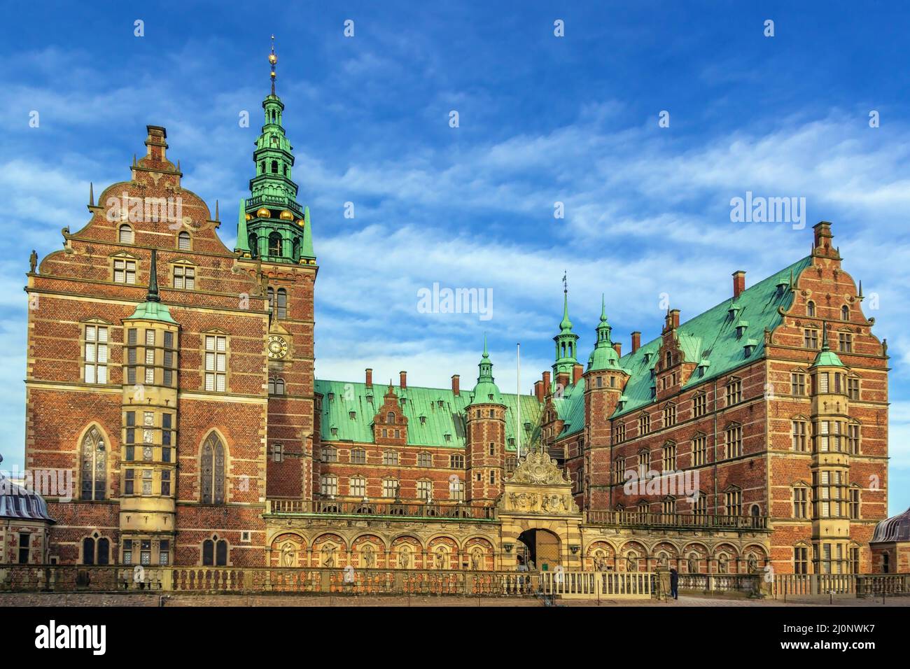 Frederiksborg Palace, Denmark Stock Photo
