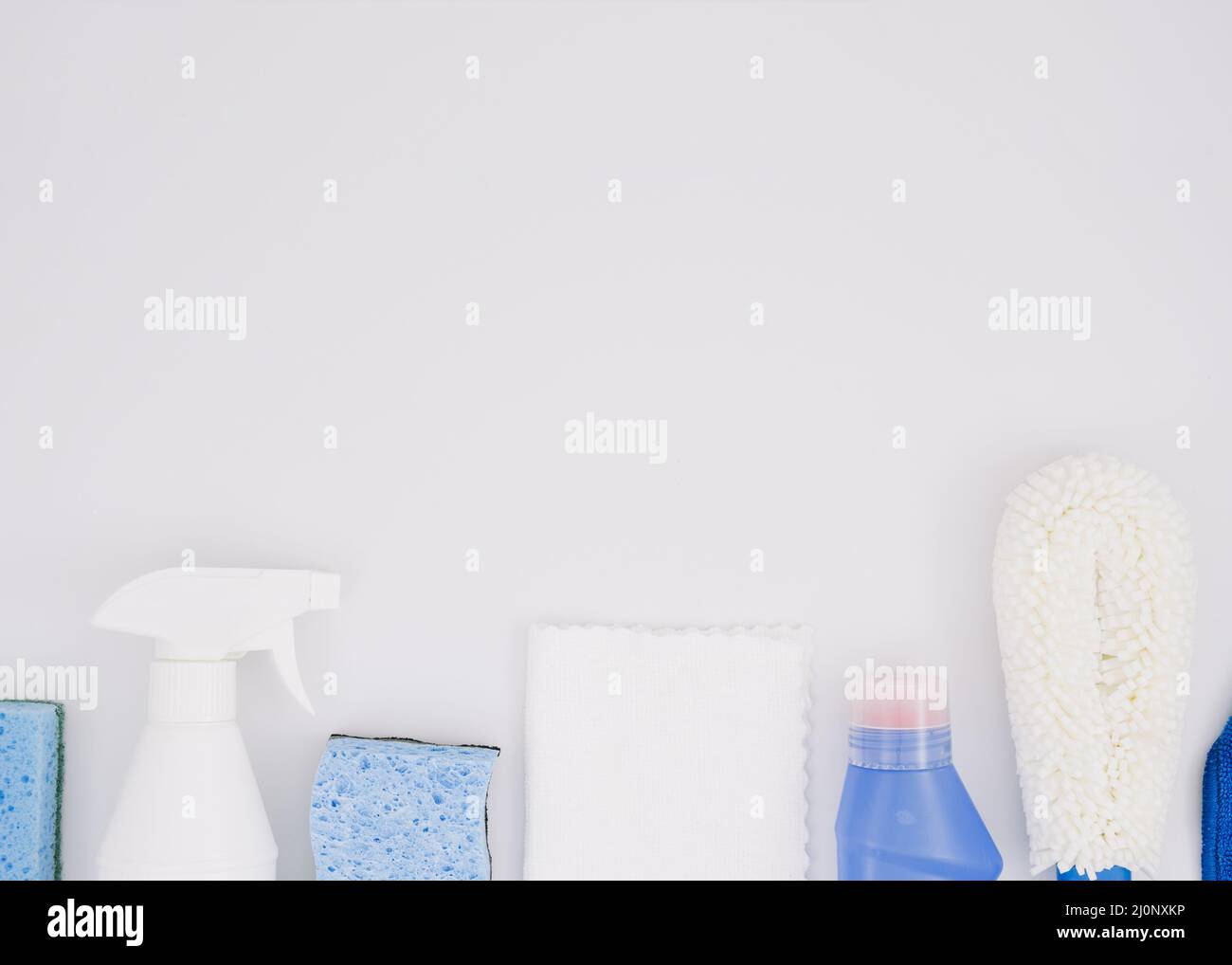 Bathroom with Cleaning Supplies Stock Image - Image of impurities, cleaner:  28044919