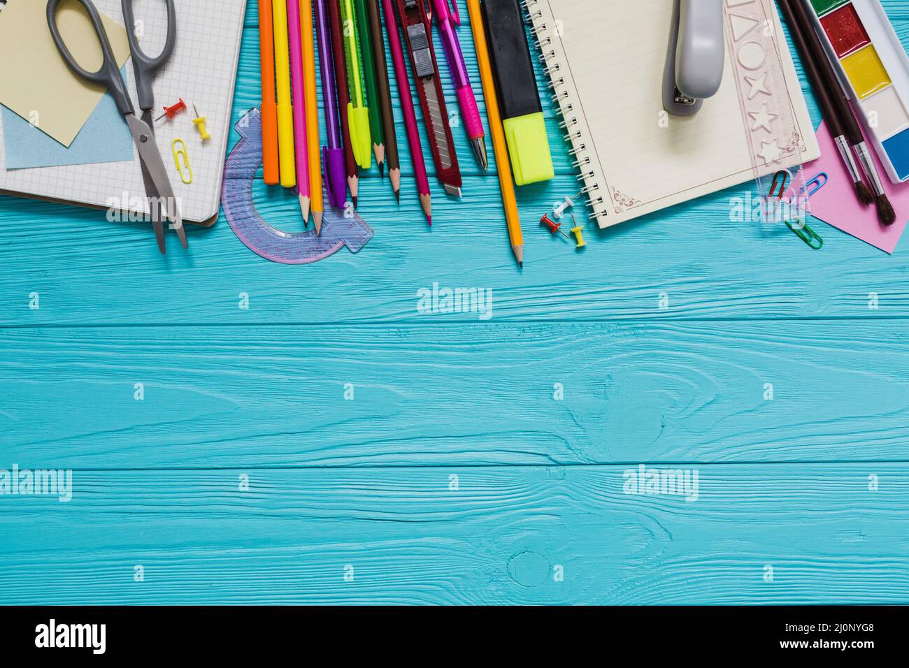 Variety school materials. High quality and resolution beautiful photo