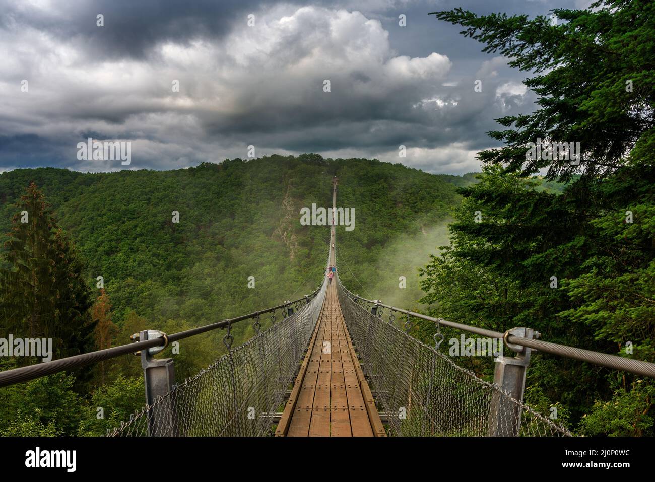 view-of-a-suspension-bridge-in-germany-stock-photo-alamy