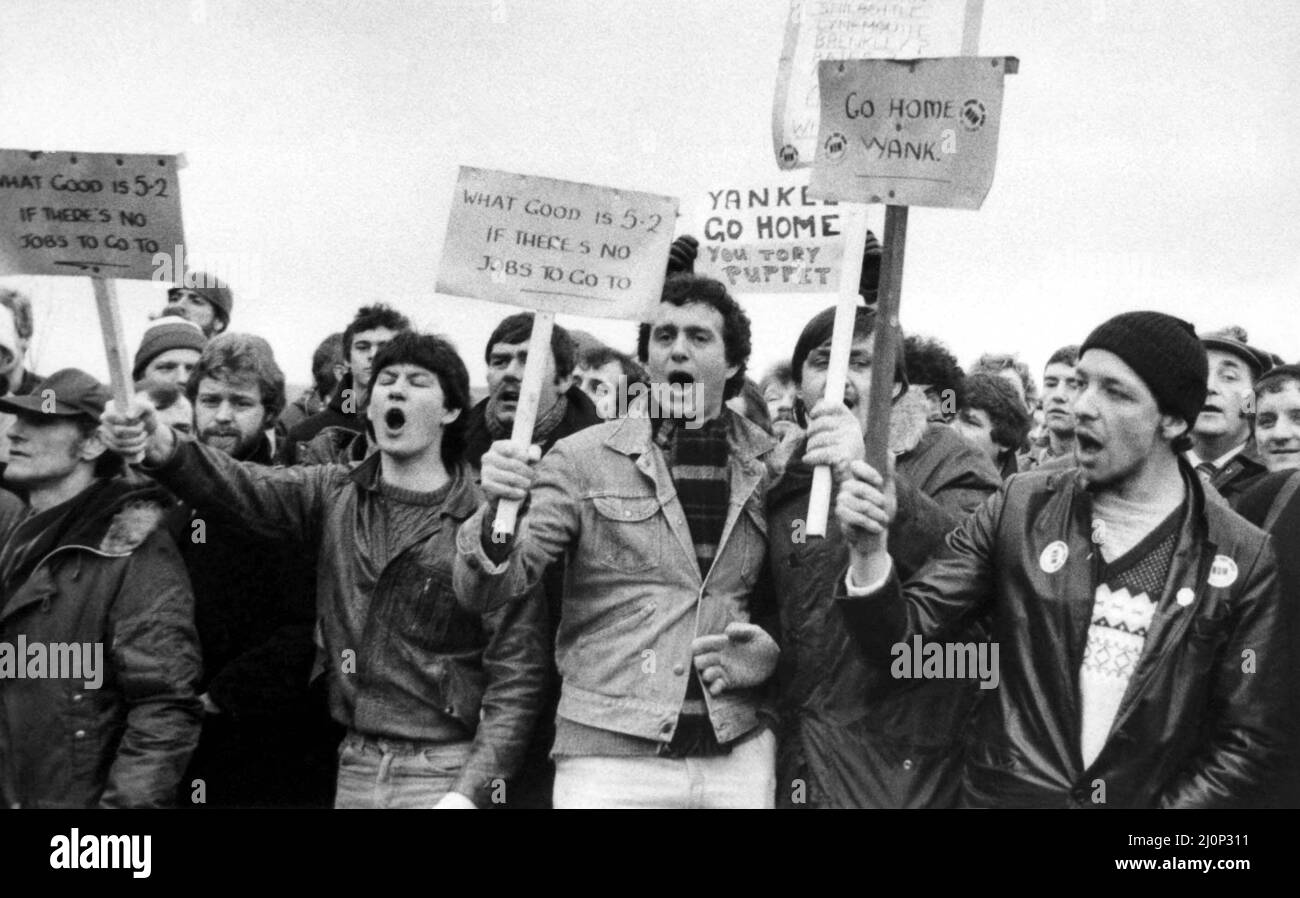 Miners strike 1984 Black and White Stock Photos & Images Alamy