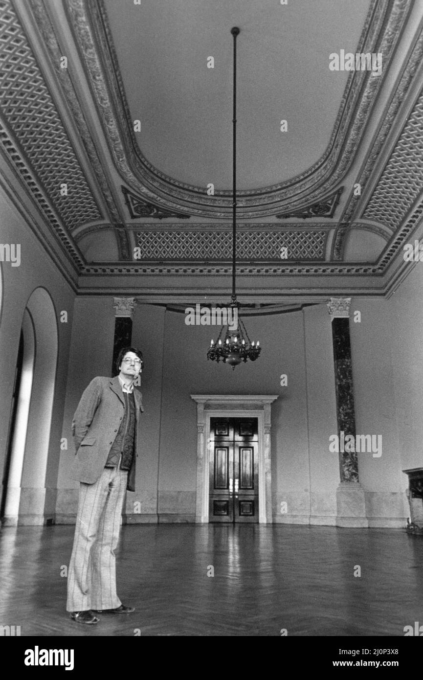 Lord Londonderry, 9th Marquess of Londonderry pictured at Wynyard Hall Estate, County Durham, 4th January 1983. Stock Photo