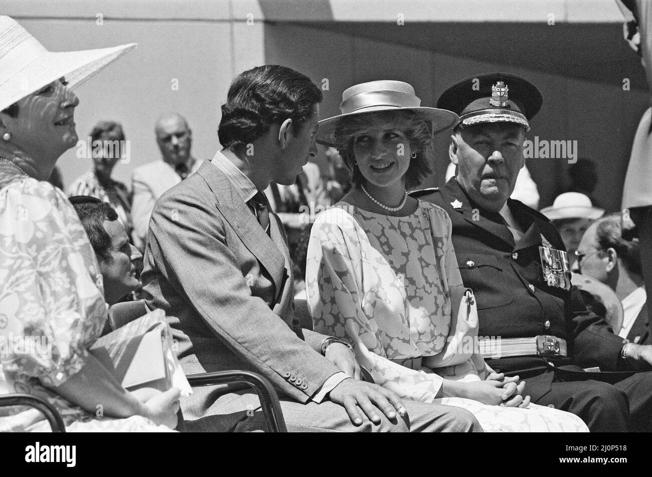 Diana, Princess of Wales and Prince Charles, Prince of Wales visit ...