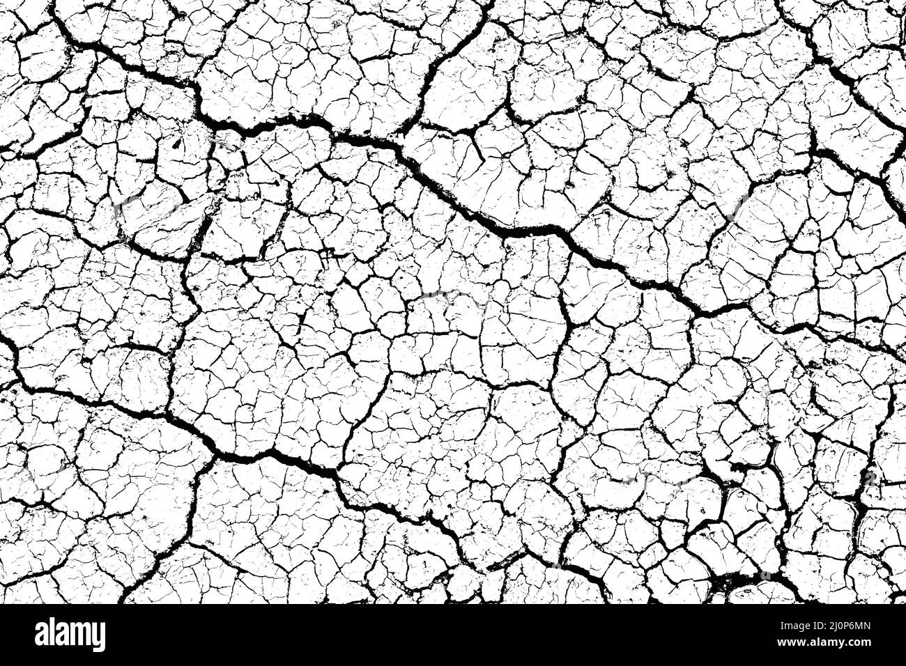 Close up of summer. Patterns and texture cracked soil of sunny dried earth soil, Drought of the ground. Dried cracked earth soil ground black and Stock Photo
