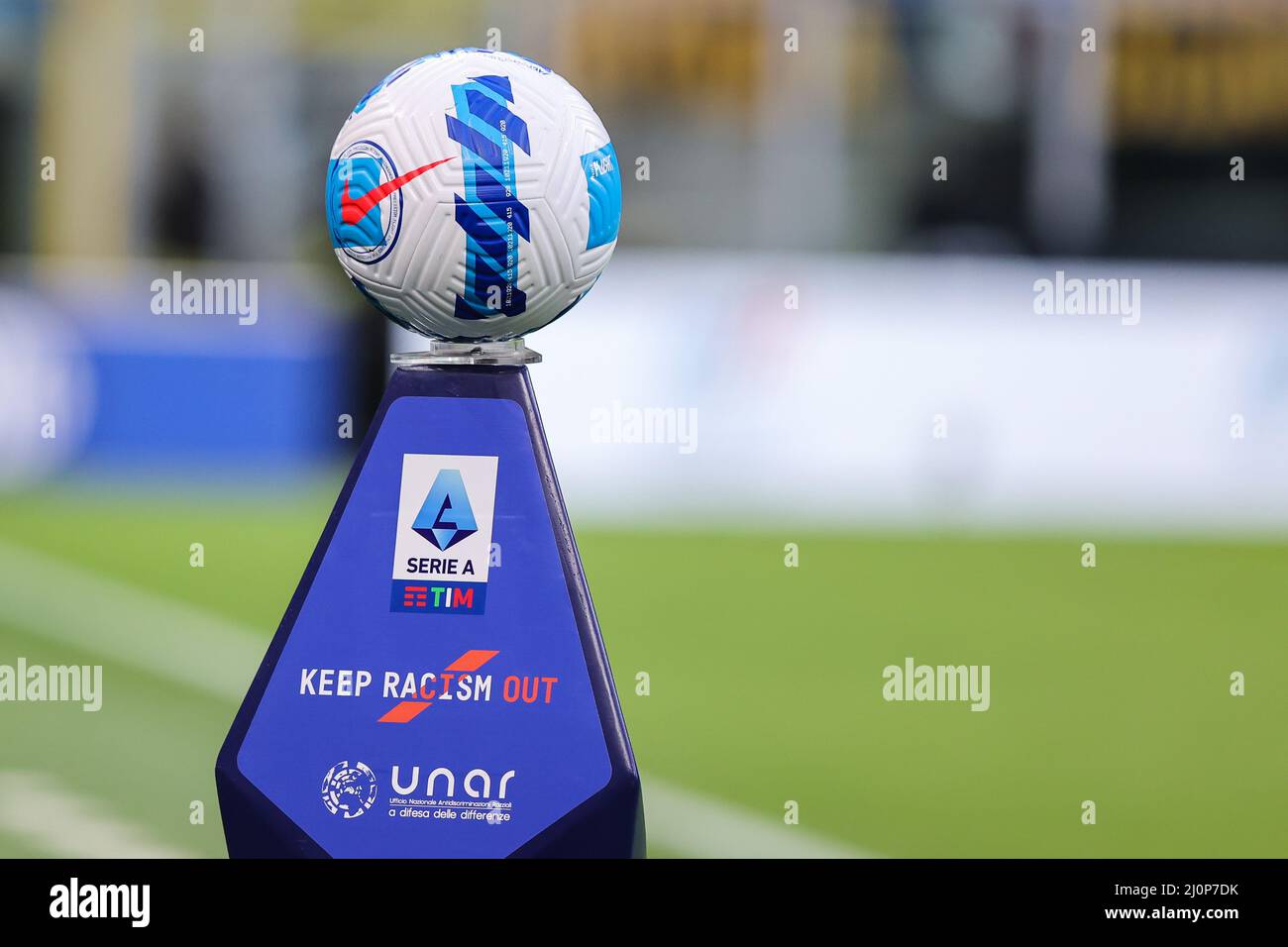 Official Nike Serie A matchball during the Serie A 2021/22 football match  between FC Internazionale and ACF Fiorentina at Giuseppe Meazza Stadium,  Milan, Italy on March 19, 2022 Stock Photo - Alamy