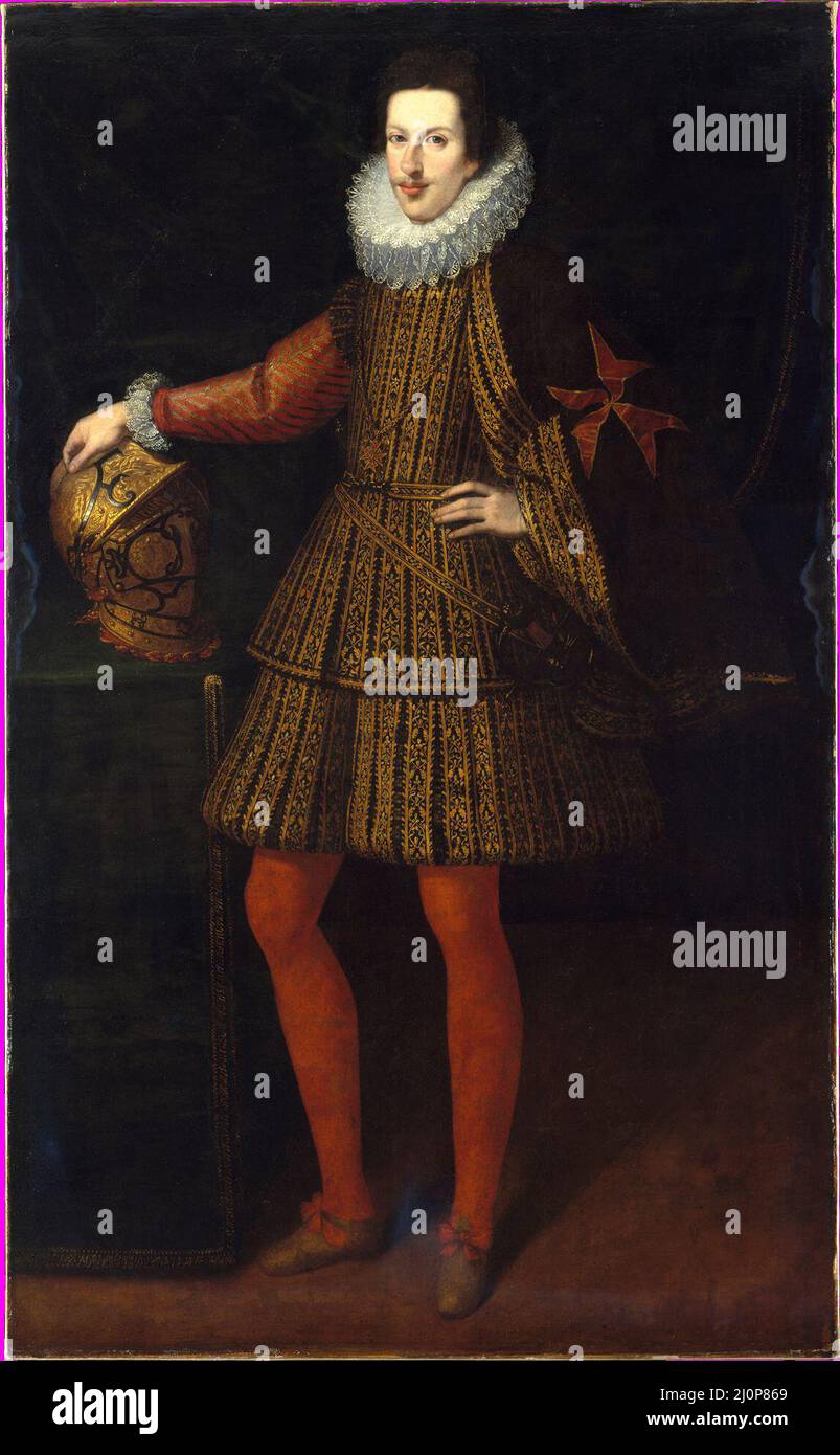 Cosimo II de' Medici (1590-1621), Grand Duke of Tuscany 1597-1681. Workshop of Justus Sustermans. Stock Photo