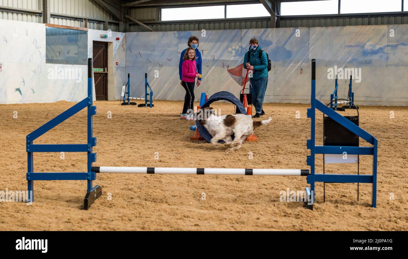 East Lothian, Scotland, United Kingdom, 20th March 2022. Fun Dog Show