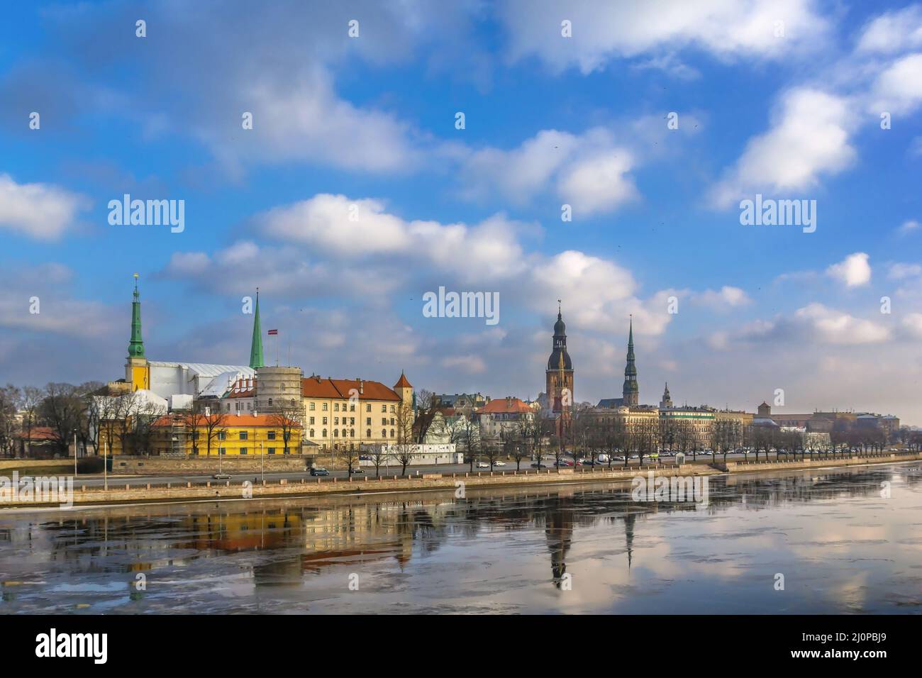 View of Riga, Latvia Stock Photo