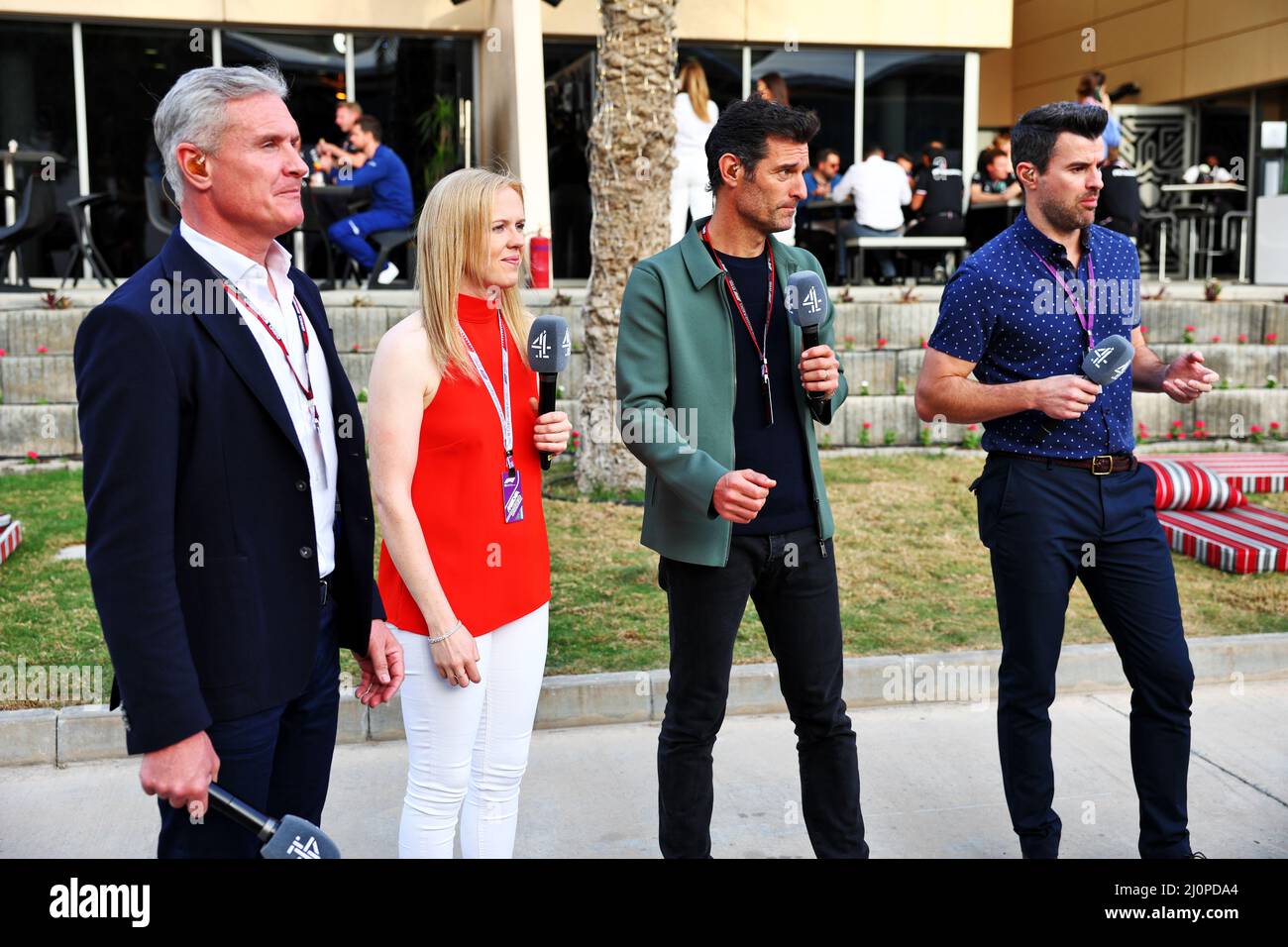 Channel 4 f1 commentator mark webber hi-res stock photography and images
