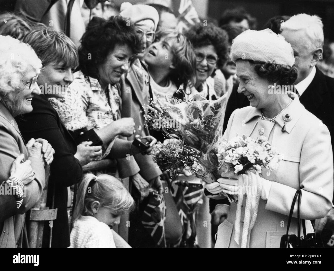 The visit to Liverpool of Her Majesty Queen Elizabeth II and Prince ...