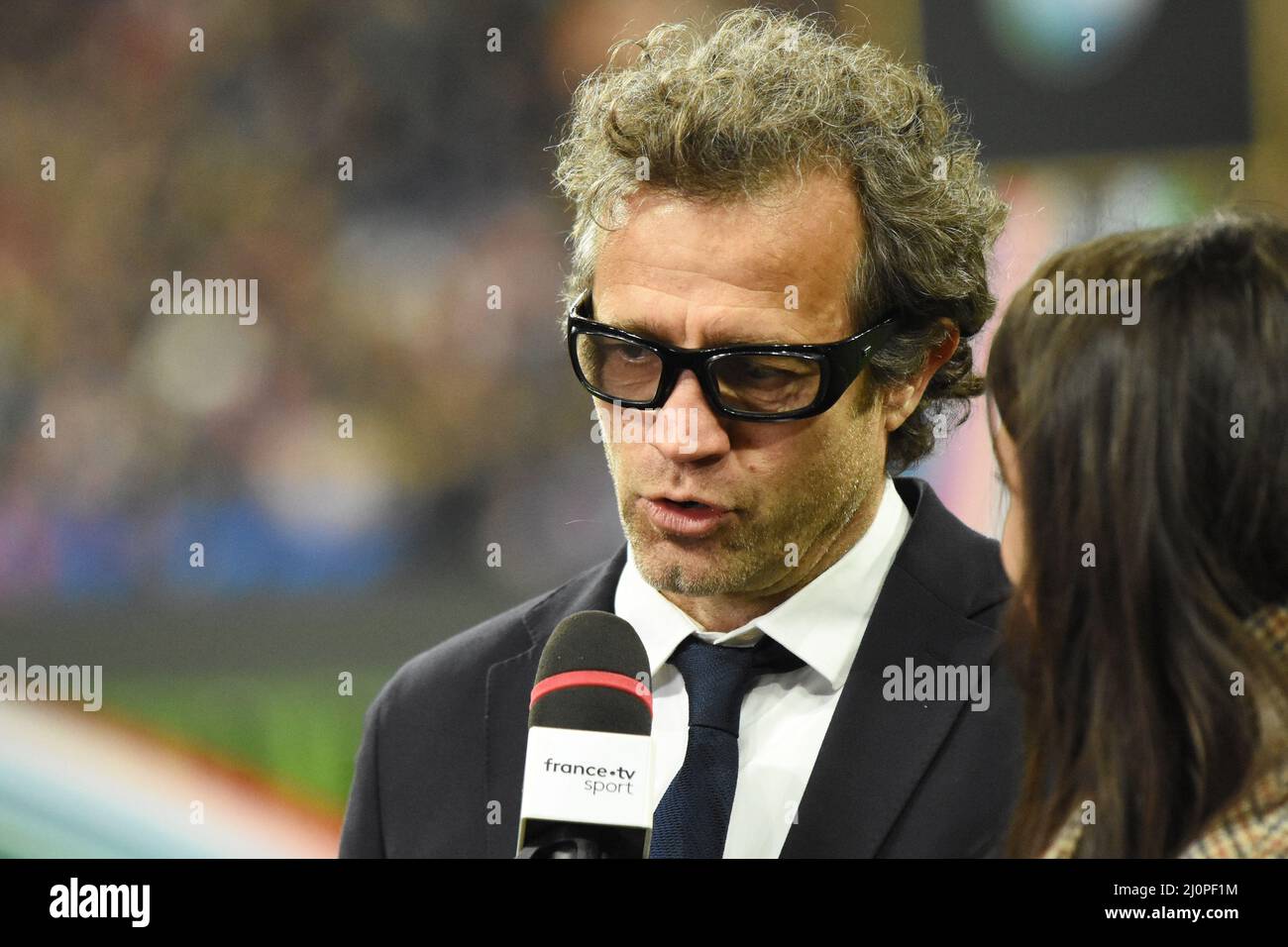 Fabien Galthié, head coach of France during the Six Nations 2022 rugby union match between France and England on March 19, 2022 at Stade de France in Saint-Denis, France