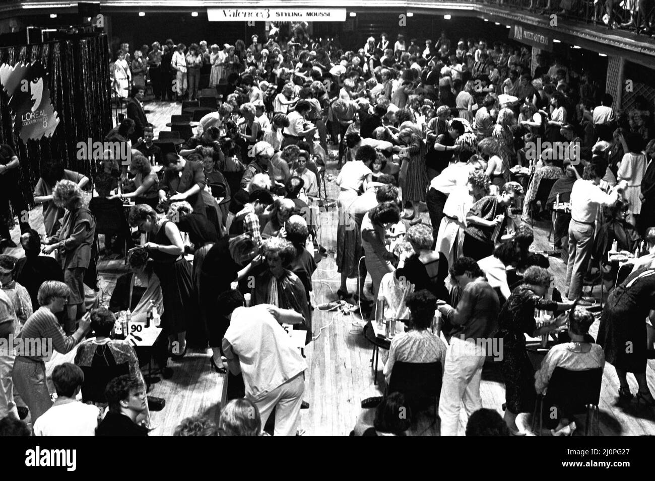 Hairdressers from all over the region came to the Mayfair ballroom in Newcastle take part in the