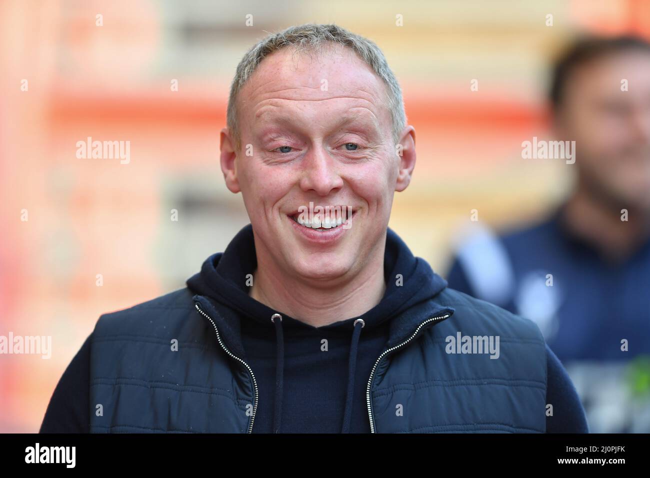 NOTTINGHAM, UK Steve Cooper, Nottingham Forest head coach during the FA Cup  match between Nottingham Forest and Liverpool at the City Ground, Nottingham  on Sunday 20th March 2022. (Credit: Jon Hobley |