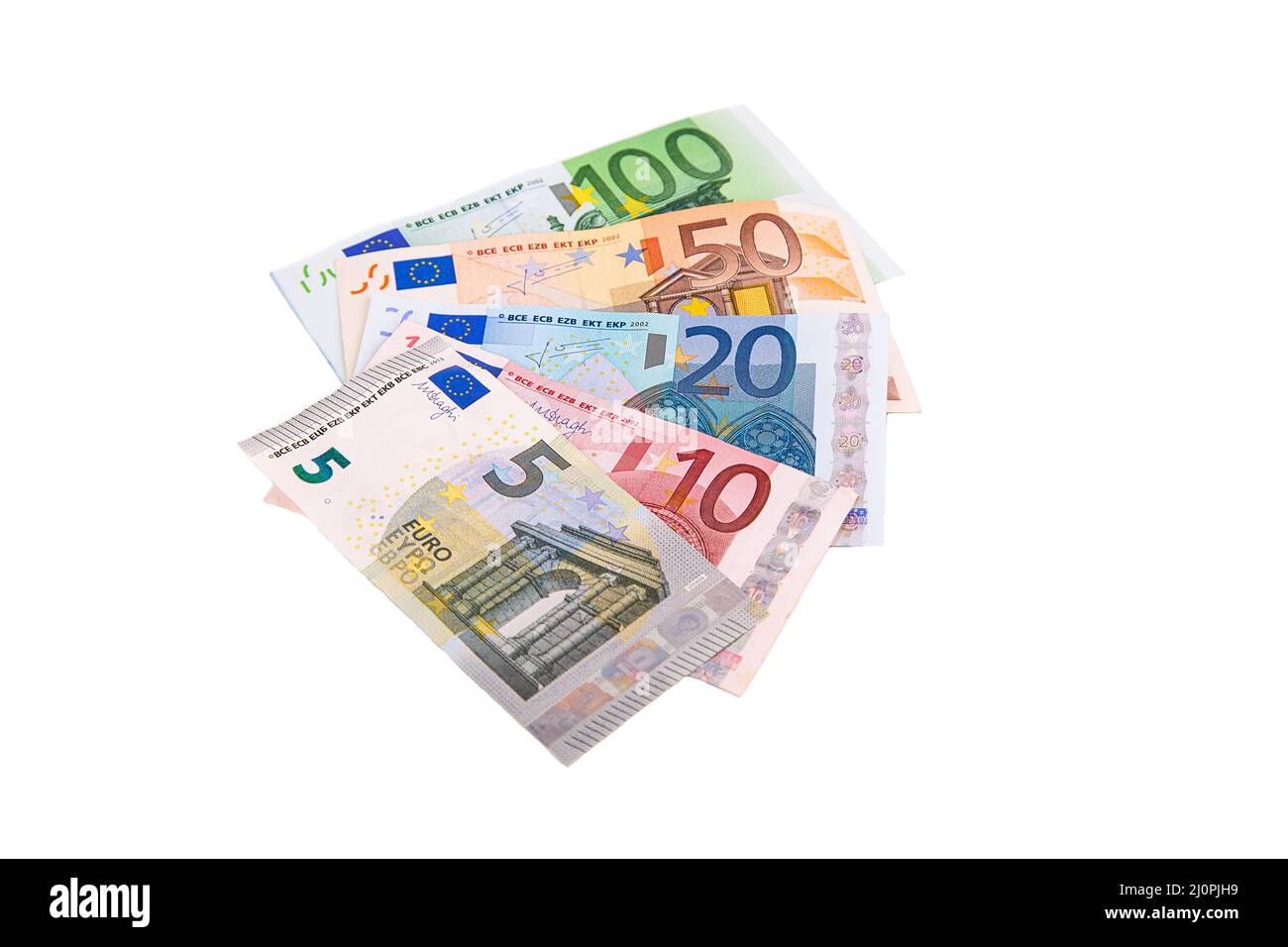 Closeup Euro Money Banknotes Stock Photo by ©Supertrooper 309759078