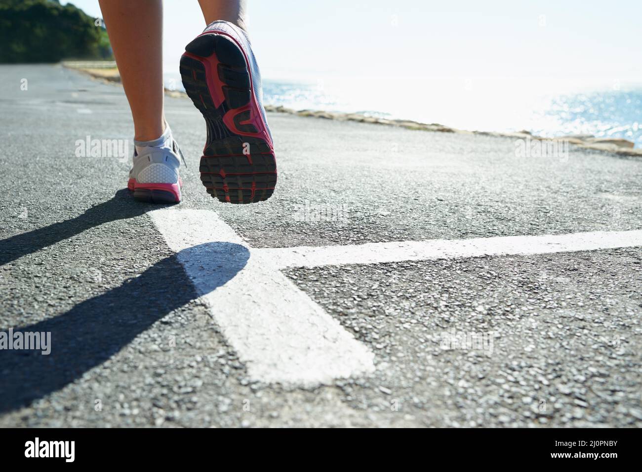 Its important to have good running shoes. Cropped shot of an athletic