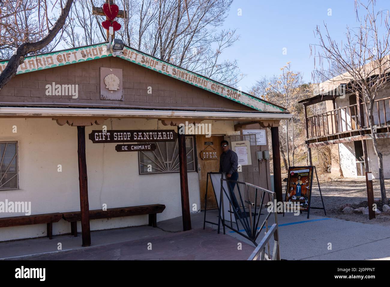 Santuario de Chimayo Gift Shop in Northern New Mexico Stock Photo Alamy