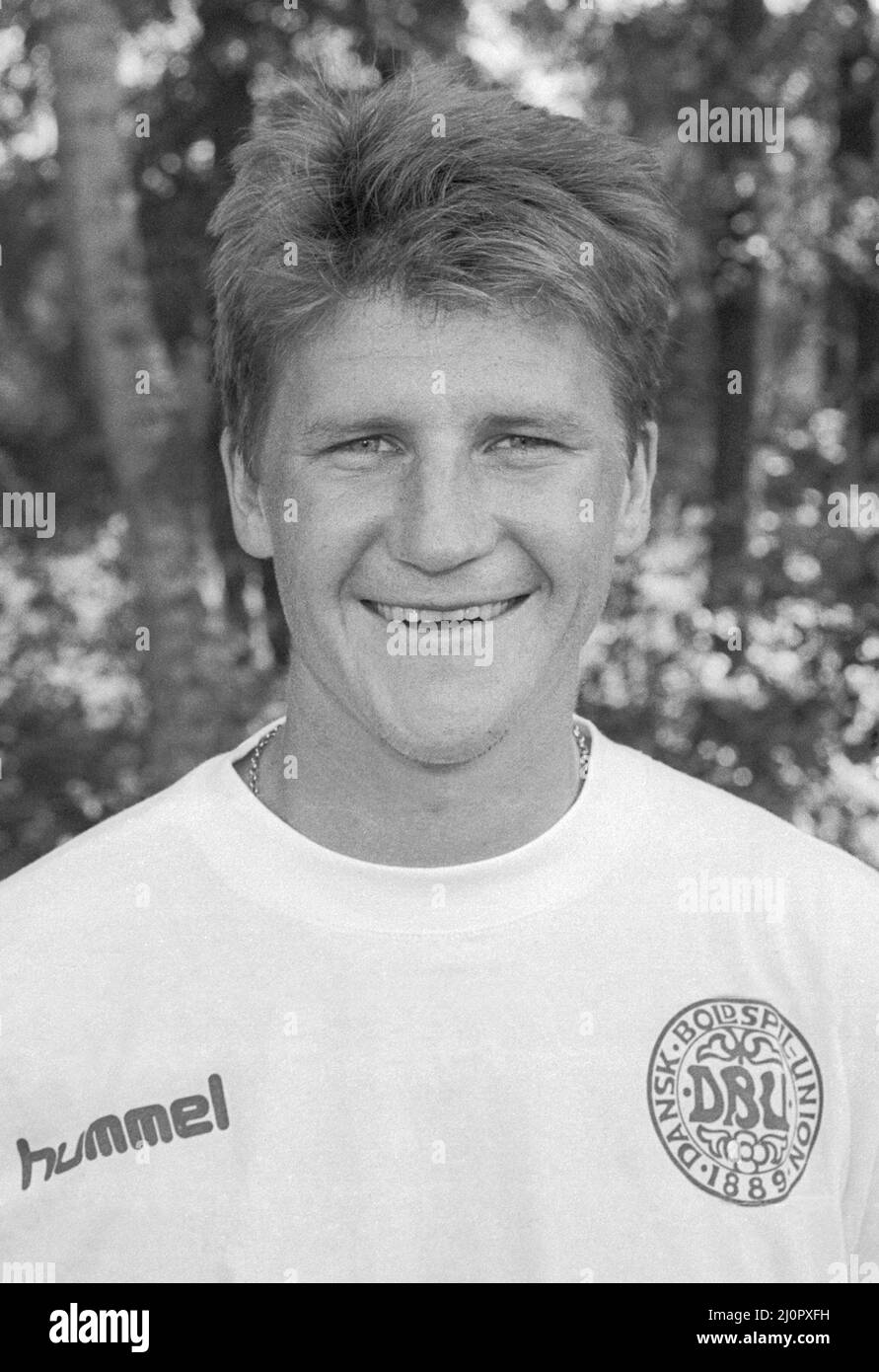 PETER NIELSEN football Lyngby BK and in Denmark nationalteam to European championship in Sweden 1992 Stock Photo