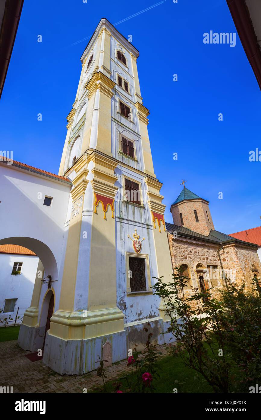Velika Remeta Monastery in Fruska Gora - Serbia Stock Photo