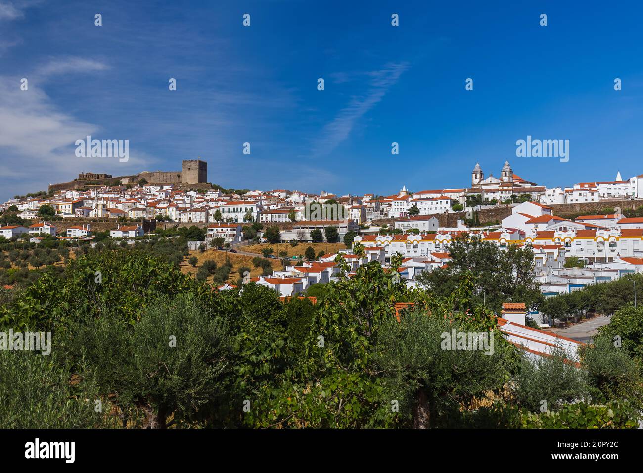 Old town Castelo De Vide - Portugal Stock Photo