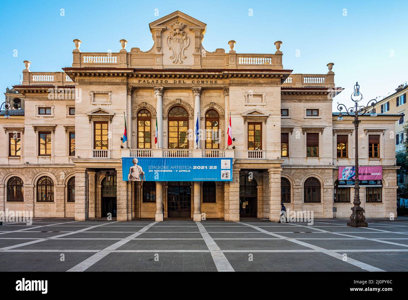 Town Hall of Savona Stock Photo Alamy