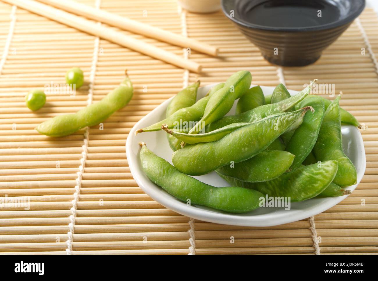Salted green soybeans hires stock photography and images Alamy