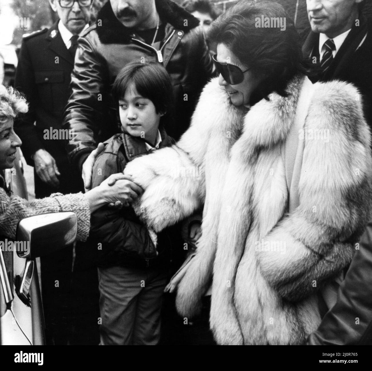 Yoko Ono and her son Sean Lennon visit Strawberry Field in