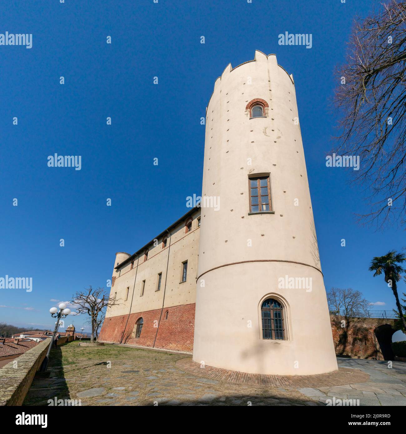 Castle of Cortanze, Piemonte, Italy Stock Photo