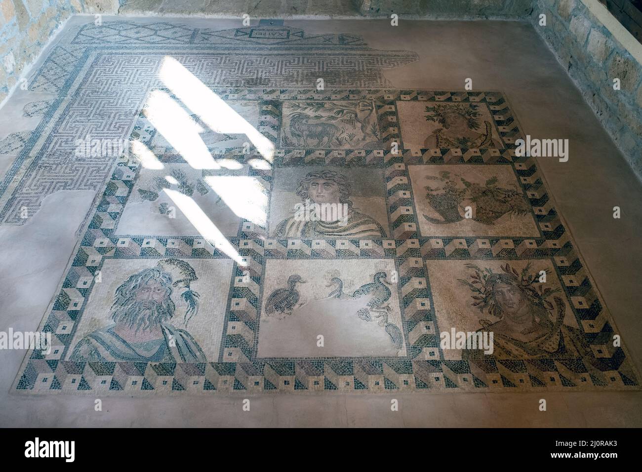 The Four Seasons Mosaic House Of Dionysos Hi res Stock Photography And 