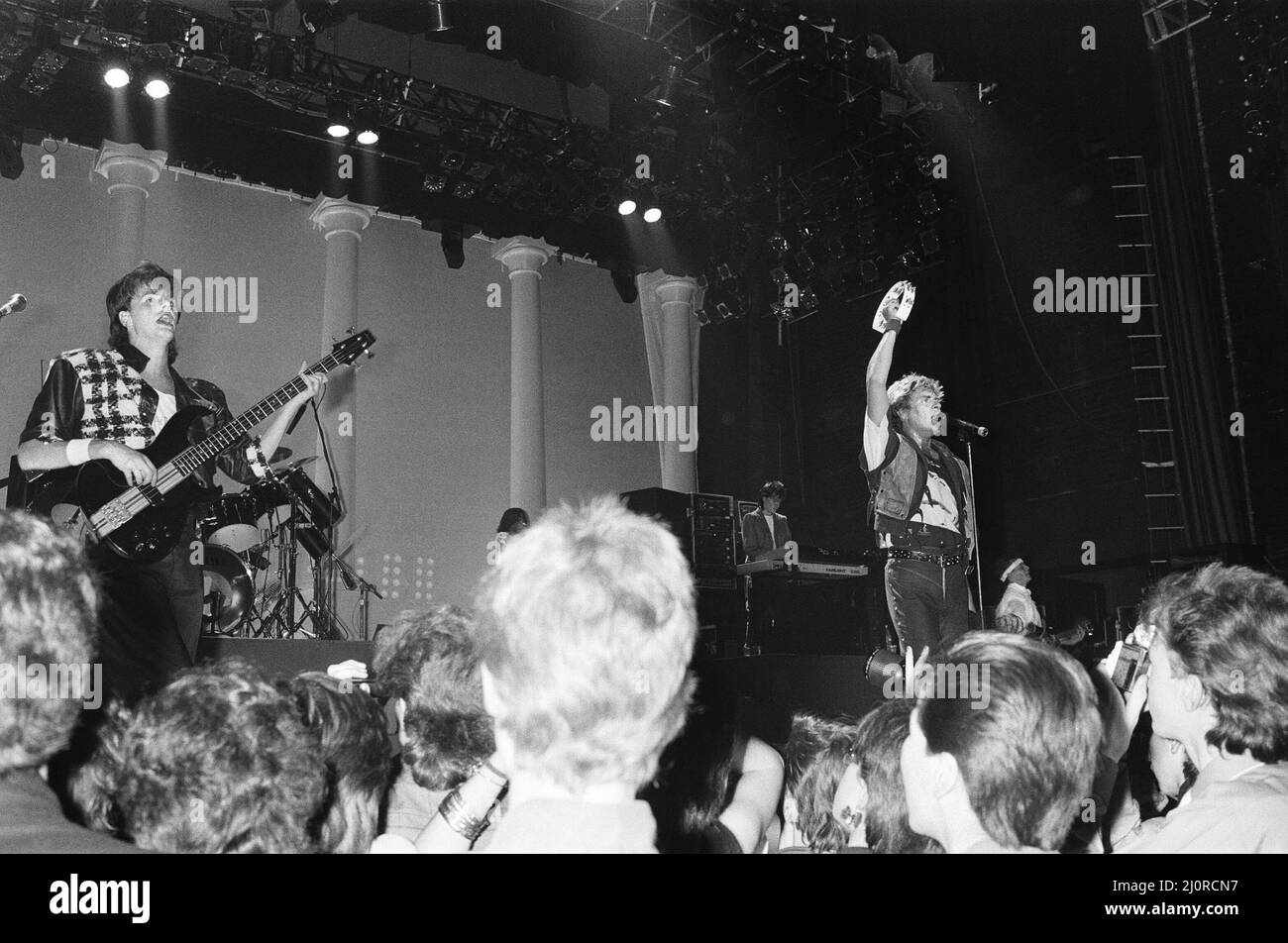 Duran Duran in Concert, Apollo Theatre, Manchester.(Picture) The band