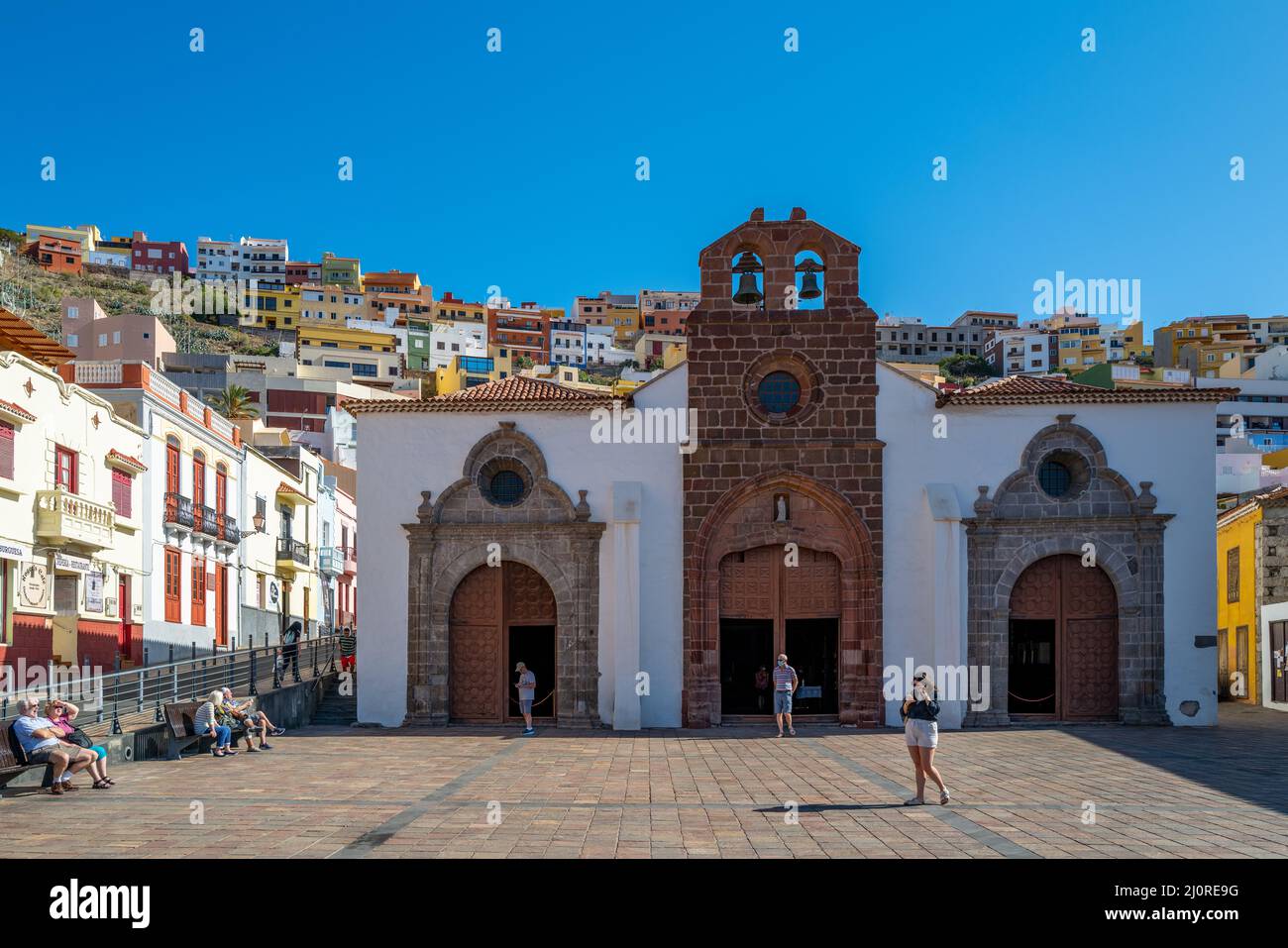 Ermita de San Sebastian Church, San Sebastian , La Gomera, Canary island, Spain Stock Photo