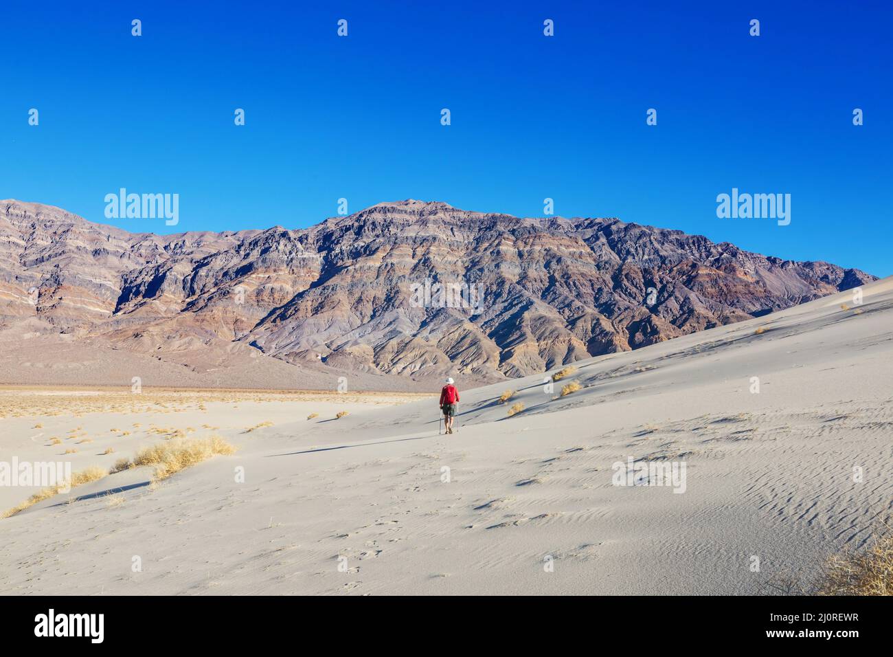 Hike in Death valley Stock Photo - Alamy