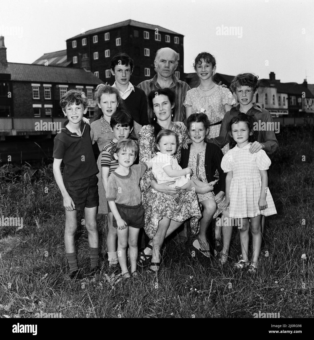 Gordon Gillick with his wife Victoria Gillick and their ten