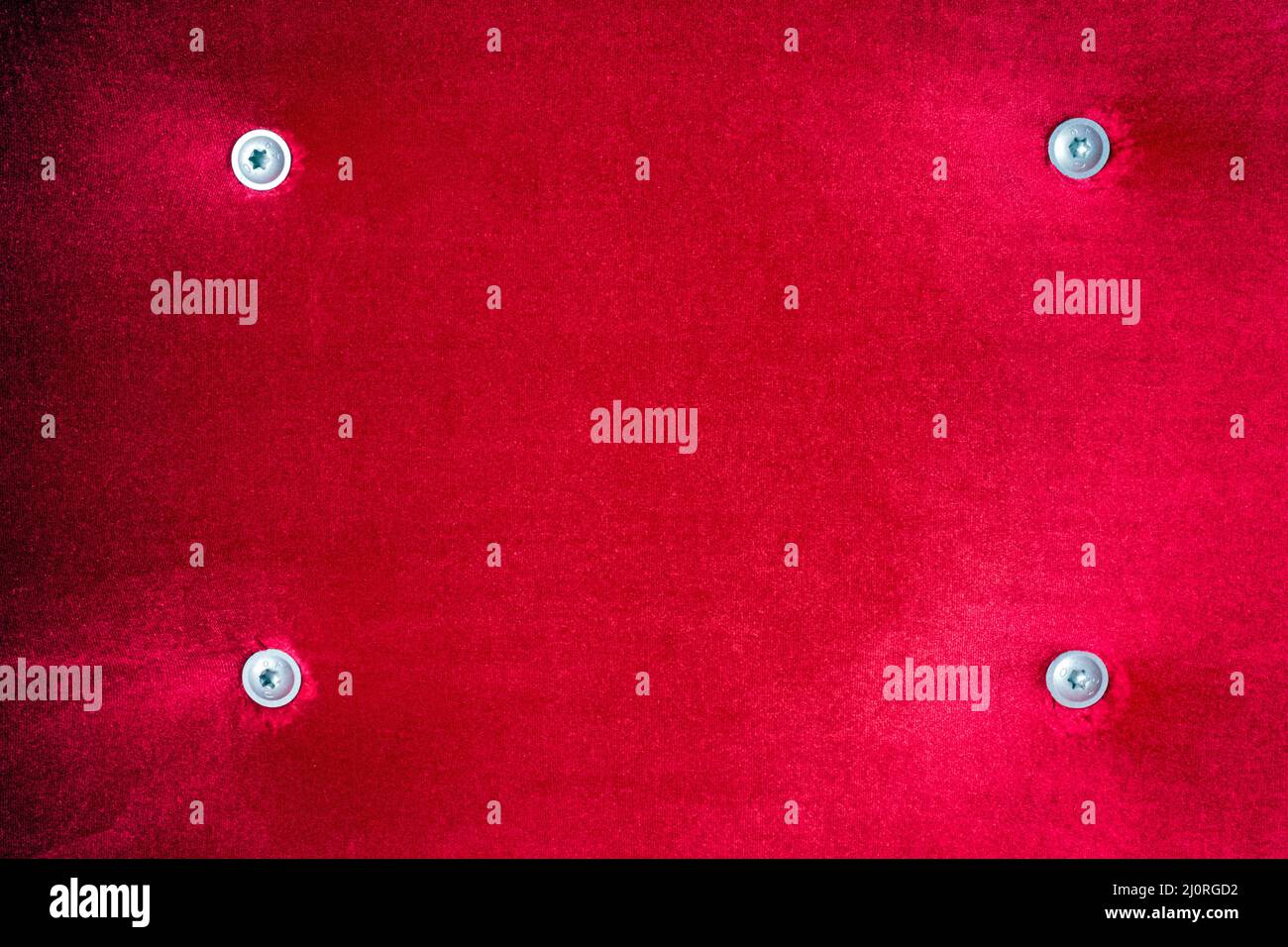 Back Luxury Train Seat Cover Fabric with 4 screws close up Stock Photo Alamy