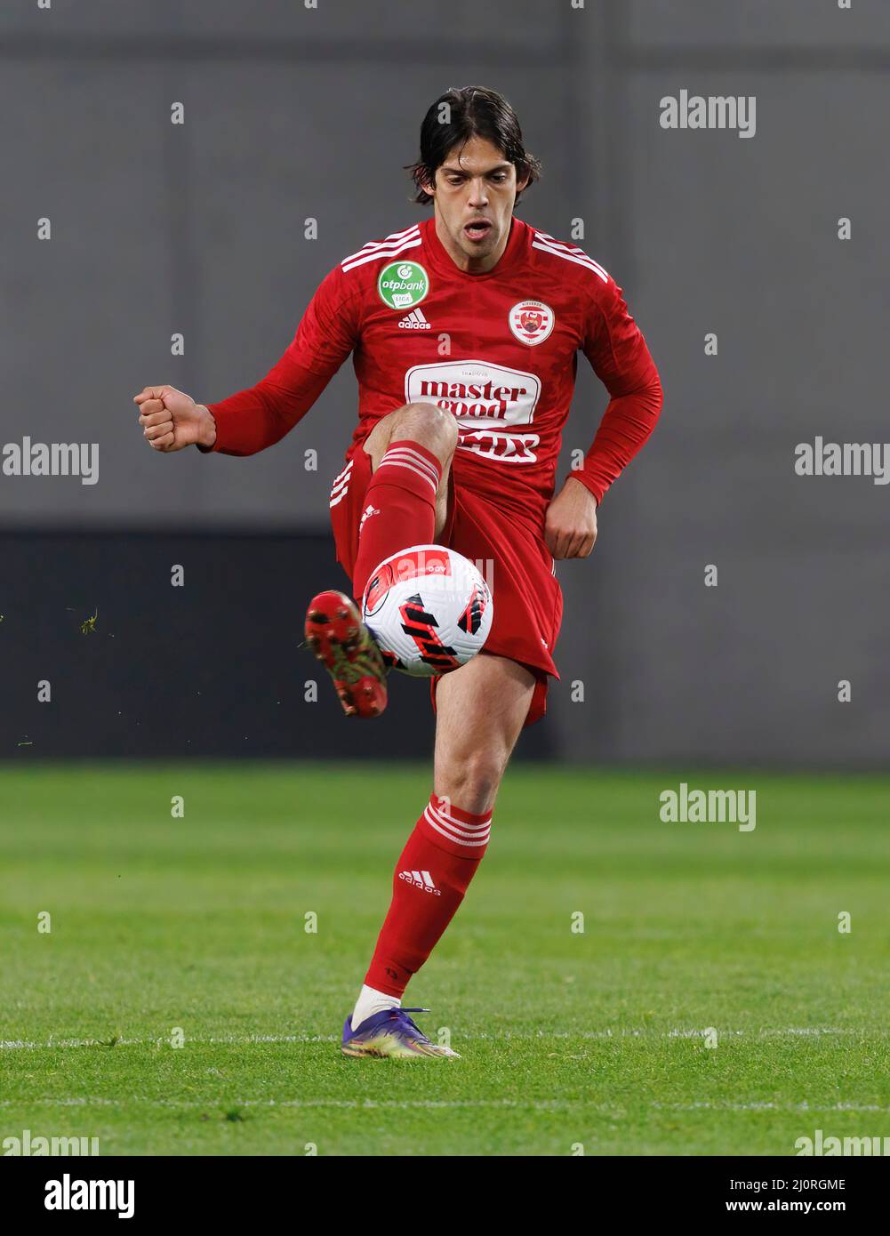 BUDAPEST, HUNGARY - MARCH 6: Lazar Cirkovic of Kisvarda Master