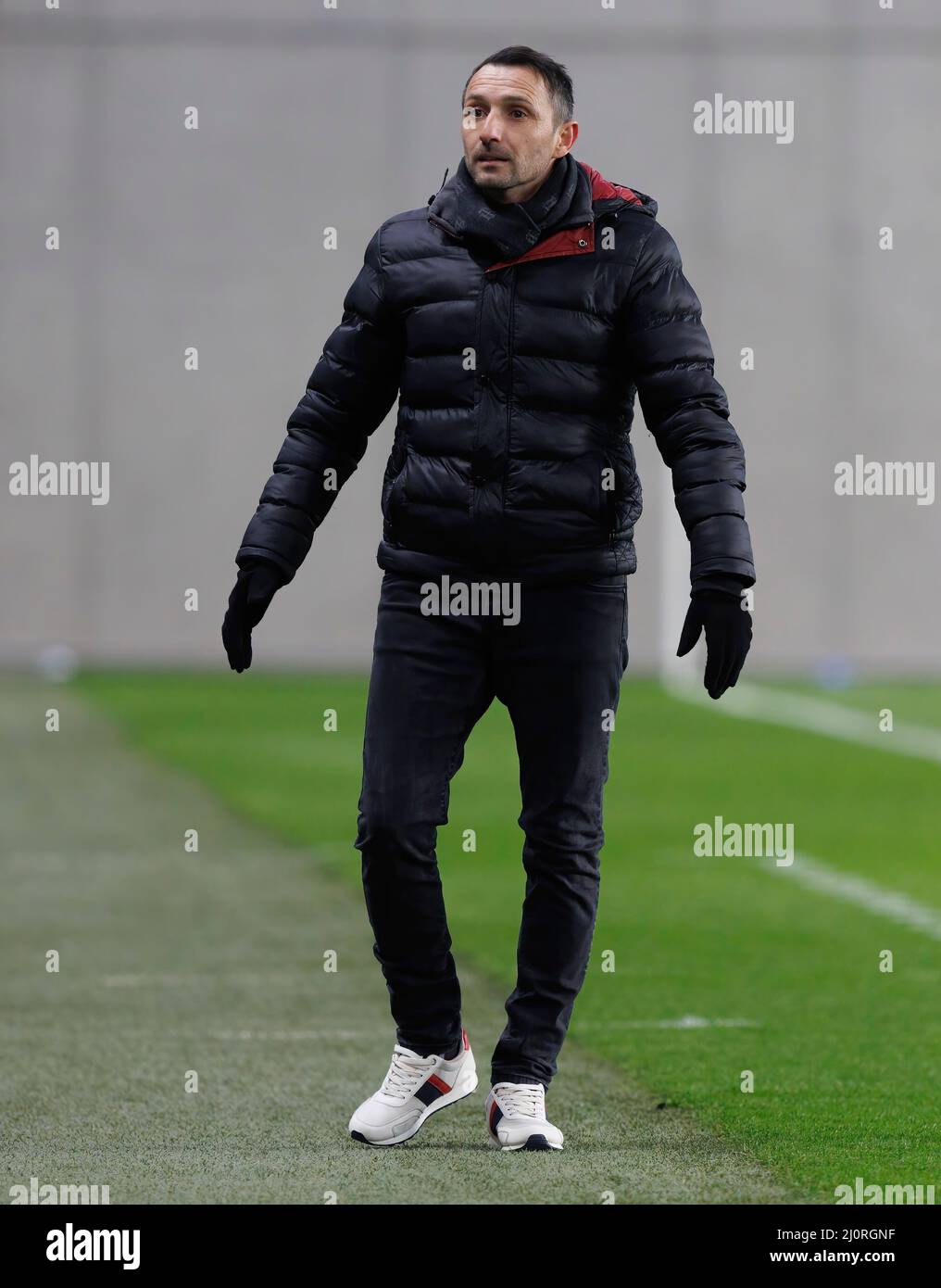 BUDAPEST, HUNGARY - MARCH 6: Lazar Cirkovic of Kisvarda