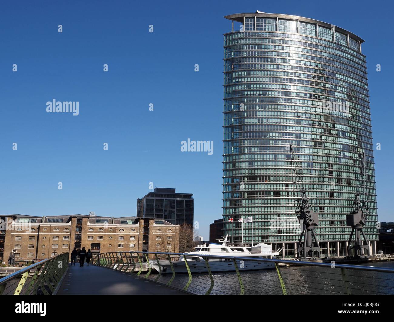 Marriott Hotel Canary Wharf, Docklands, London, England Stock Photo