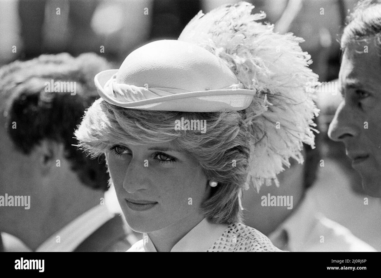 Diana, Princess of Wales visits Prince Edward Island, Canada. June 1983
