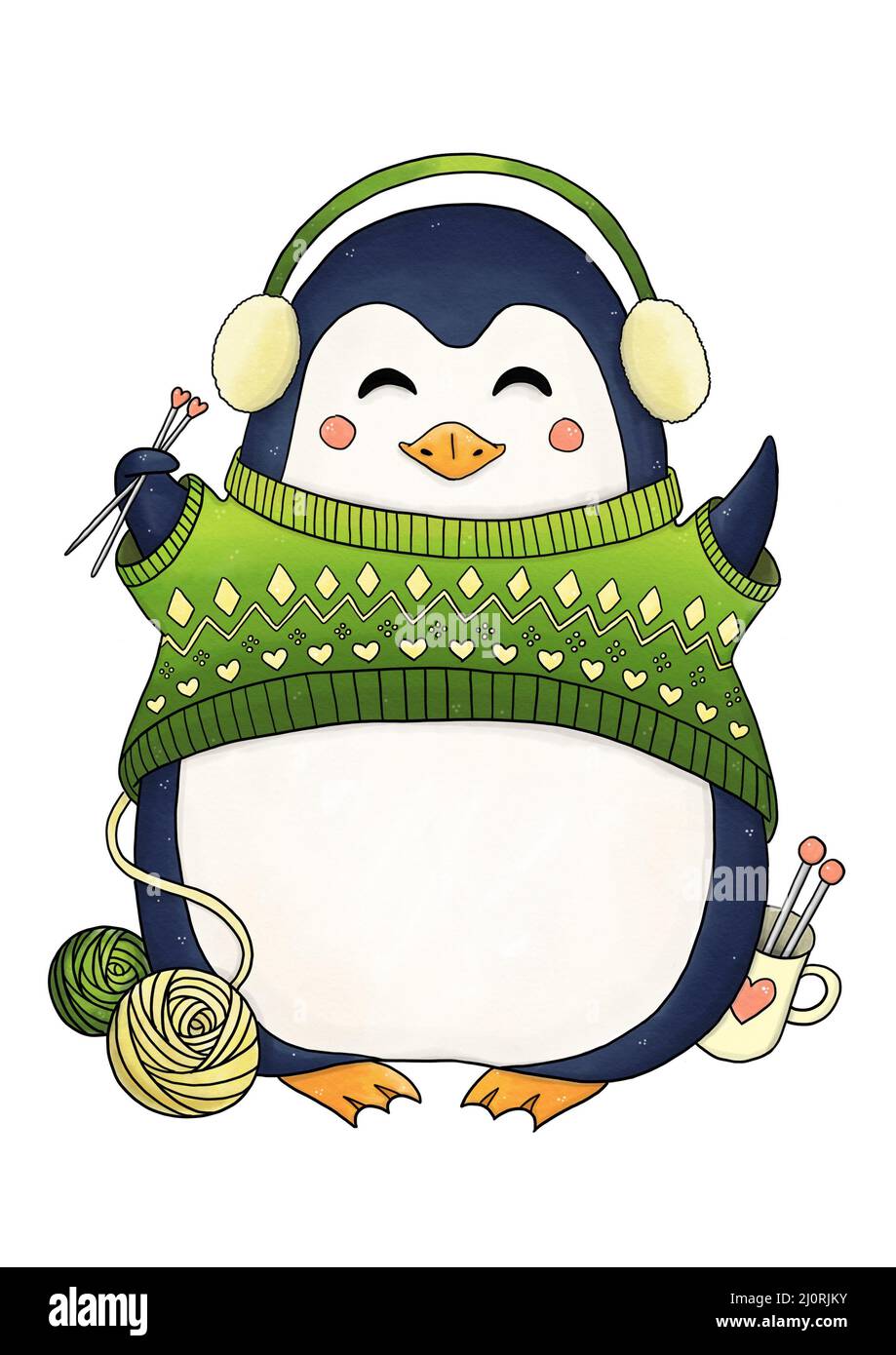 Penguins Wearing Sweaters