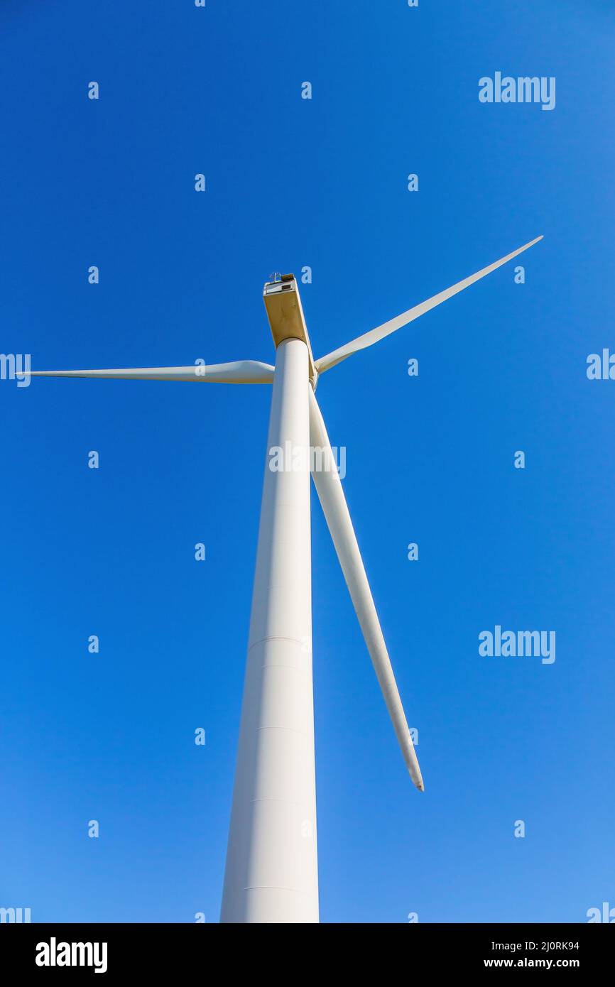 Picturesque wind power generator Stock Photo