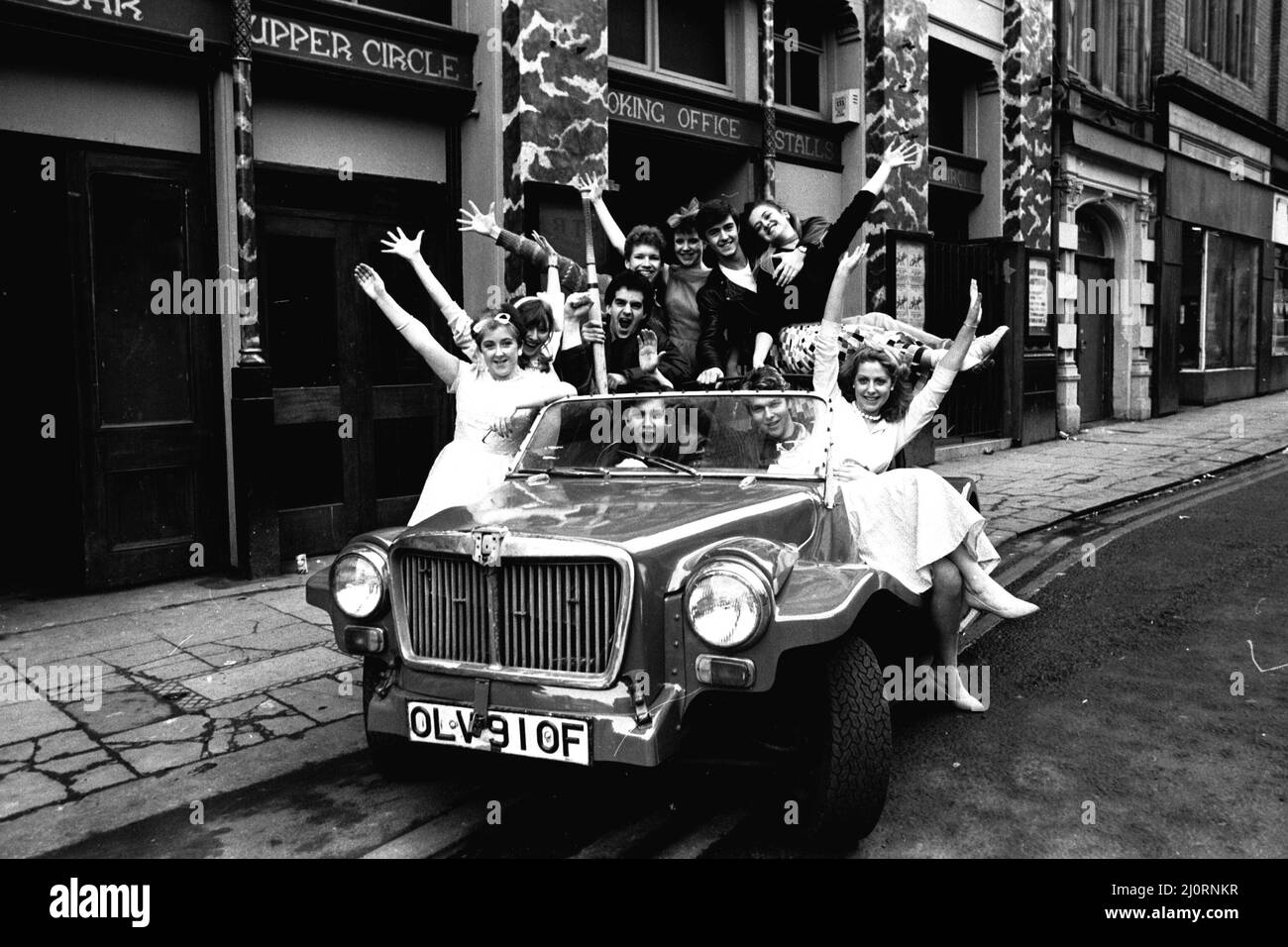 Newcastle University students on a photo call outside the New Tyne