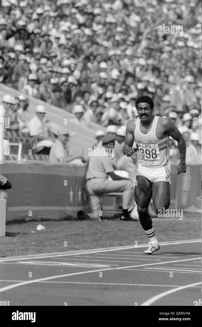 Athletics - Los Angeles Olympic Games 1984 - Decathlon Stock Photo - Alamy